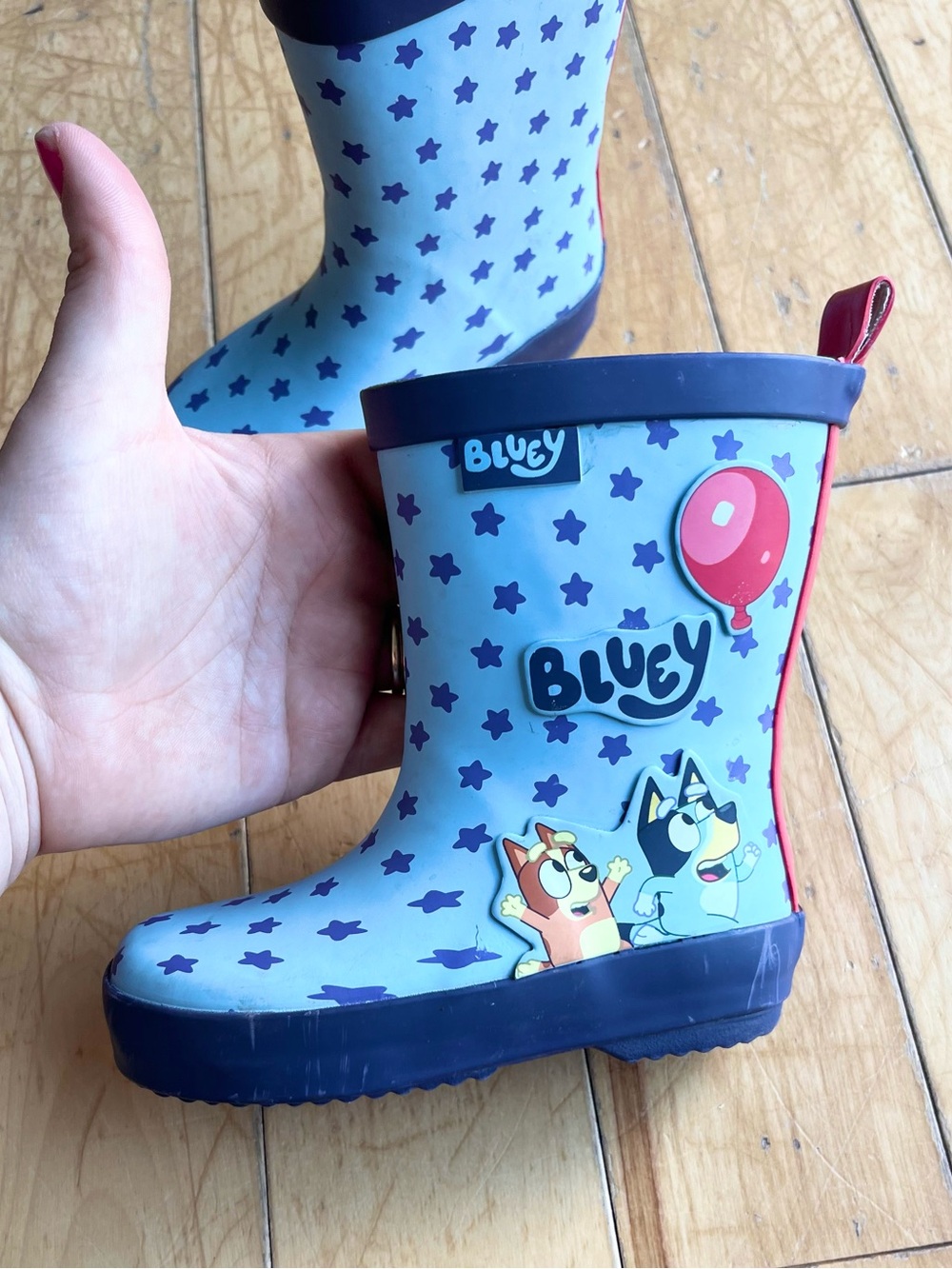 Bluey Toddler Rain Boots Size 5/6